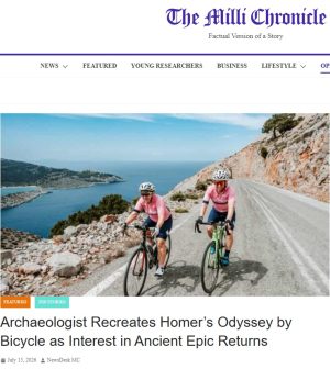 Archaeologist Recreates Homer’s Odyssey by Bicycle as Interest in Ancient Epic Returns