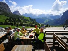 Sella Ronda Bike Tour lunch Sella Ronda Bike Tour lunch