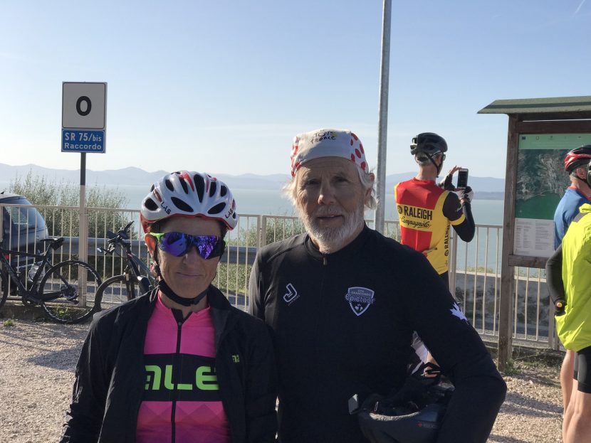 Charlie and Fabiana Luperini bike tour Hannibal