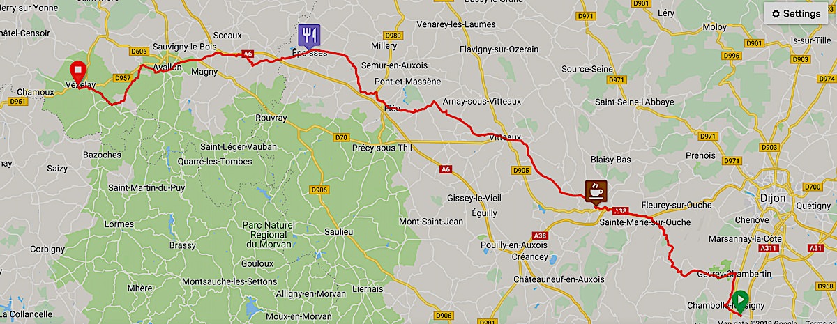 to vezelay map - What Becomes of the Lionhearted?