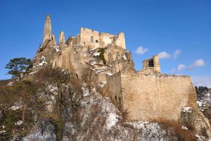 The ruins of Dürnstein Castle