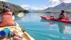 New Zealand Bike Tour South Island Escape kayak"