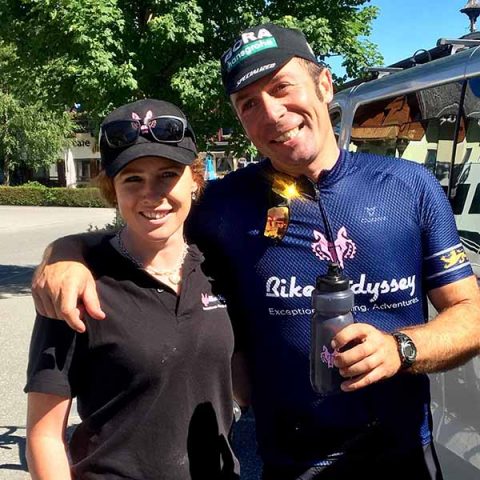 Bruno and Francesca bike tour guide