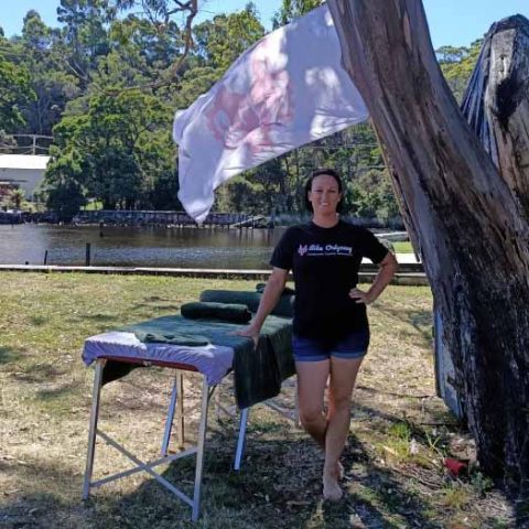 Sarah Goodsell Soigneur Bike tour Tasmania