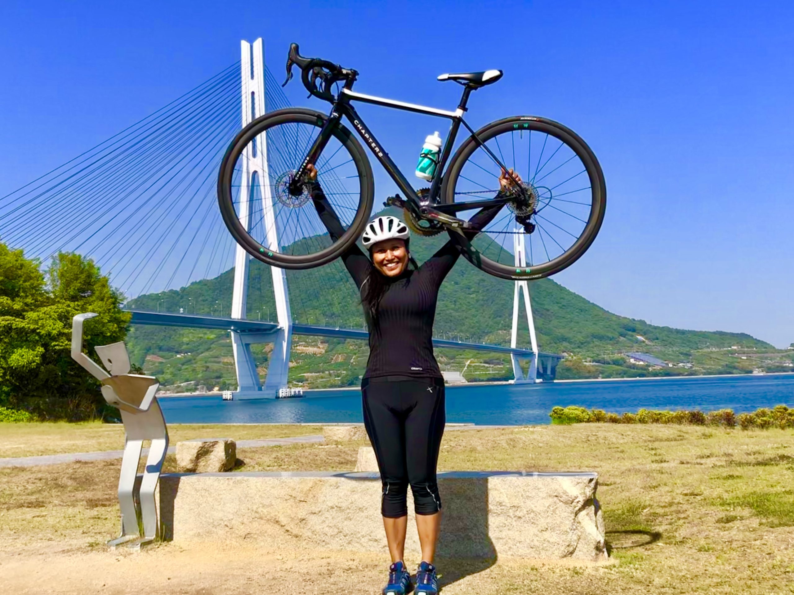 Glenda Atienza, Bike Odyssey tour guide