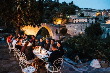 Dinner at Fleur d'Olargues, Olargues