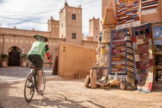 Riding into the souks!