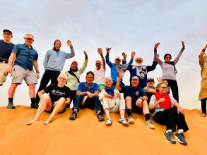 Fun at Merzouga on the dunes