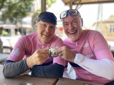 The Big O by Charlie Morgan Charlie Morgan and John Broughton enjoying Turkish coffee in Gallipoli, Turkey